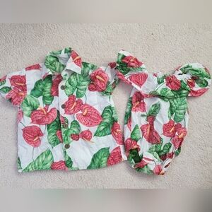 Toddler and baby Aloha wear